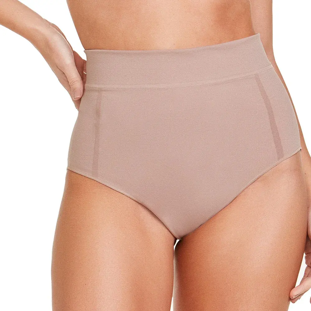 Sensually Moda - Calcinha Modeladora Cintura Alta Base Plié